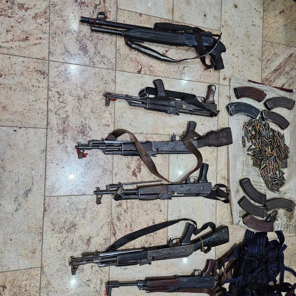 Arms, Ammunition recovered in criminals den in Nigeria 