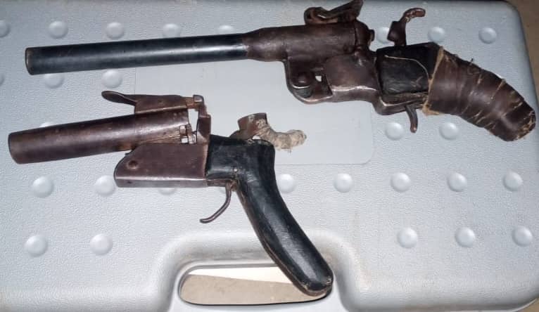 Oil theft: NSCDC operatives intercept woman vandal, recover firearms in Rivers