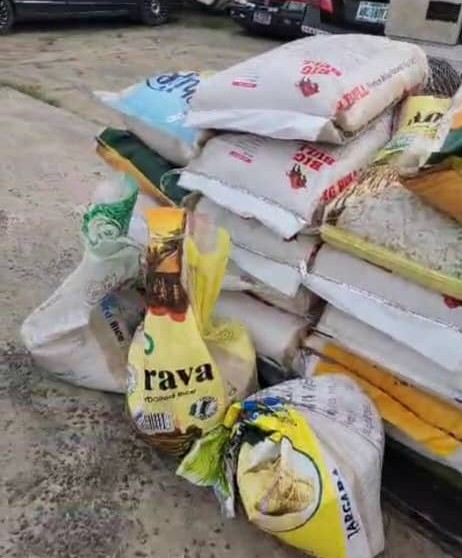 Police arrest burglary suspects, recover 112 bags of rice, electronics 