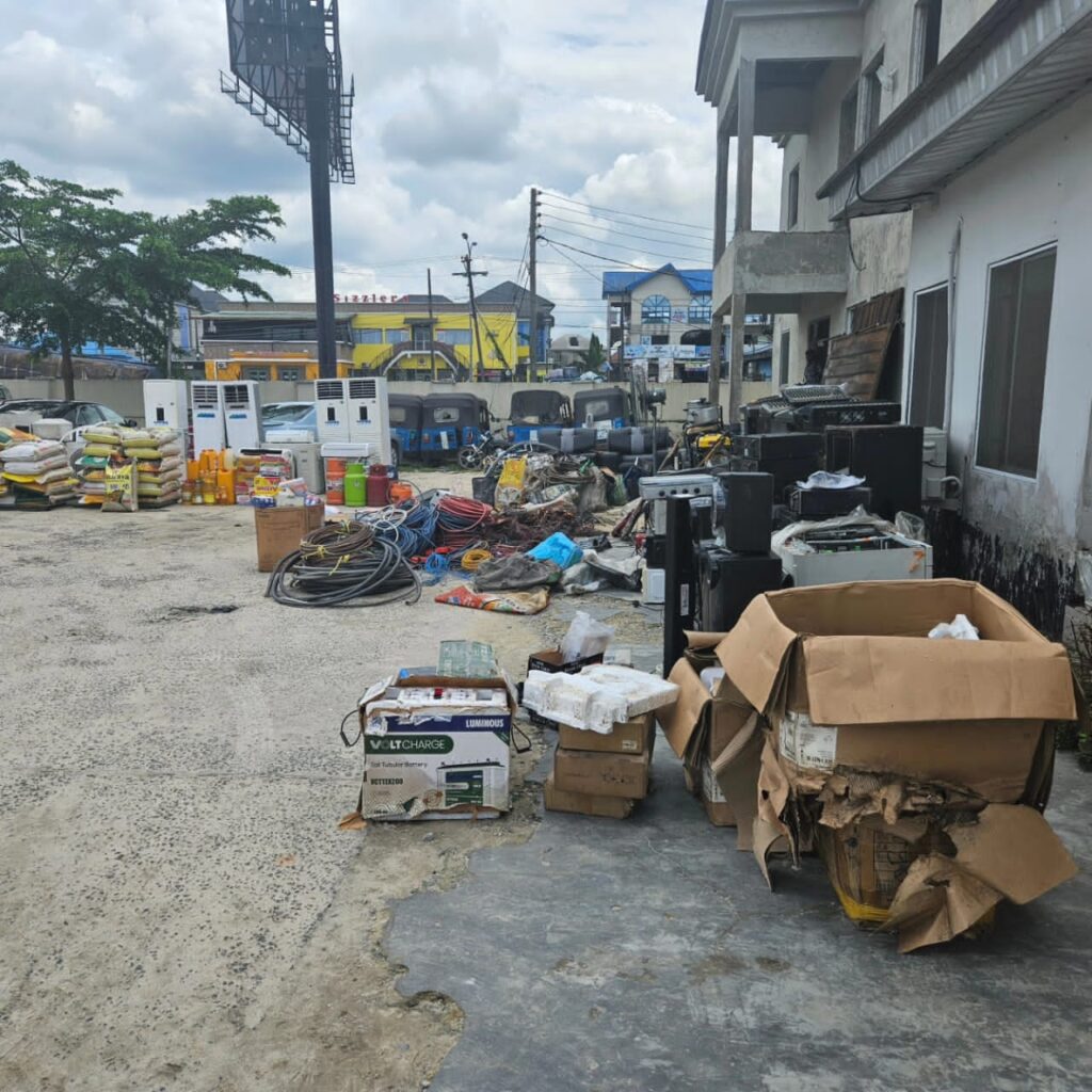 Police arrest burglary suspects, recover 112 bags of rice, electronics 