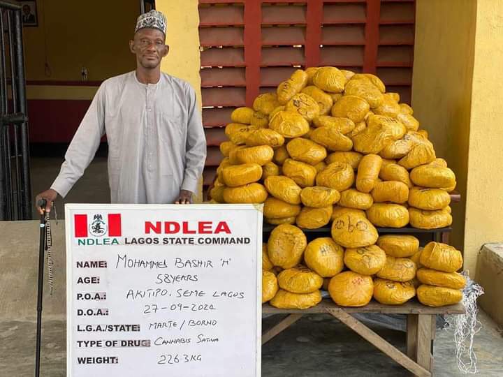 NDLEA arrests auto parts dealer over heroin, loud shipments