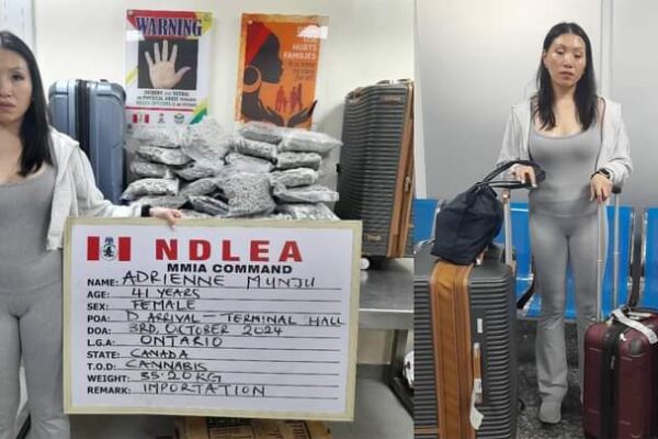SHAME! Delectable Canadian Lady Apprehended Over Drugs 