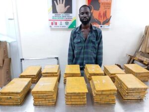 Pretty Thai lady arrested at Lagos airport with boxes of illicit drug consignments