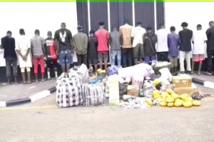 Navy Ship Beecroft Nabs 27 Suspected Drug Dealers in Lagos (+PHOTOS)