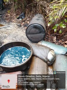Navy Cracks Down on Six Illegal Refining Sites (+PHOTOS)