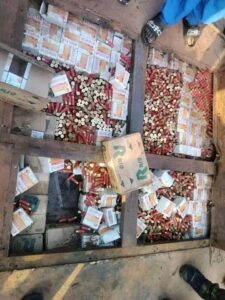 Notorious Gunrunner Arrested As Troops Intercept Truck With Over 164,000 Cartridges (+PHOTOS)