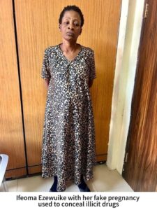 NDLEA Arrests Widow Using Fake Pregnancy to Traffic Cocaine