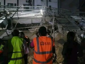 Three-Storey Building Collapses In Yaba, Four Rescued As Search Operations Continue
