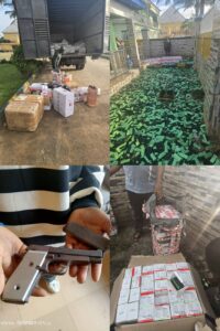 Delta Police In Triple Strike: Robbery Suspects Nabbed, Major Drug Haul Intercepted, Illegal Firearms Seized