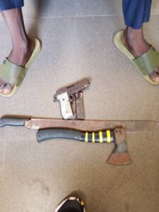 Cult Hideout Raided In Asaba, As Police Nabbed Nine, Weapons Seized