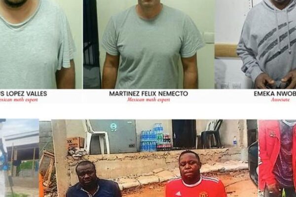 NDLEA Smashes Nigerian-Mexican Meth Cartel, Arrests Baron, Three Mexicans in Record-Breaking Raid