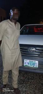 FCT Police Nab Car Thief, Recover Stolen Toyota Hilux in Kaduna