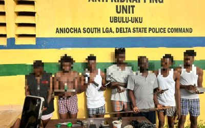 Nine Held As Delta Police Seize Guns, ‘Juju’ Axe in Cult Crackdown