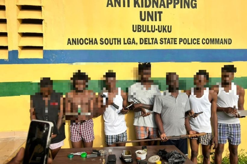 Nine Held As Delta Police Seize Guns, ‘Juju’ Axe in Cult Crackdown